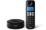 Telefono Inalámbrico D1311/77 Negro PHILIPS