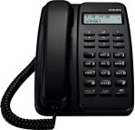 Teléfono Fijo con cable CDR150B/77 Negro PHILIPS
