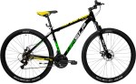 Bicicleta Mountain Bike 10 PRO Rodado 29 Negro Amarillo SLP