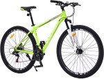 Bicicleta MTB PRO200 - R29, Talle 18", 21 Velocidades, Amarillo, Gris y Blanco