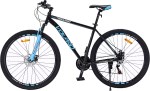 Bicicleta MTB PRO200 - R29, Talle 20", 21 Velocidades, Negra y Celeste