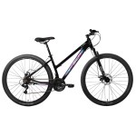 Bicicleta SLP 10 Pro Woman R29 - 21 Vel, Shimano, Disco, Negro Blanco Fucsia