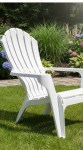 Banco de Jardín Miami F785000 - Soporta 120 Kg, Resistente UV, Blanco