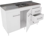 BAJO MESADA 120CM 3028 BL. MUEBLES ORLANDI