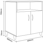 PORTA MICROONDA ALFA 636 DL636 BR DELOS