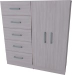CHIFONIERS 3405 2P 5C 120CM JA MUEBLES ORLANDI