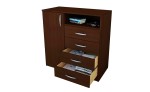 COMODA EXPRESS CHOCOLATE 4 CAJONES/1 PUERTA