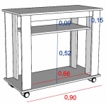 MESA TV/LCD/LED 42" 1005-CTA CAO TABLES