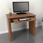 Escritorio Con Bandeja Para PC 3042-Cta Caoba TABLES