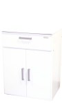 Gabinete para Microondas 3045 - Blanco, 2 Puertas, 1 Cajón