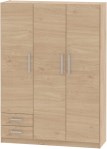 Placard 3 Puertas de 130 Cm Pac130 Roble DIELFE