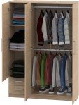 Placard 3 Puertas de 130 Cm Pac130 Roble DIELFE