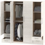Placard 4 Puertas de 173 Cm Pac170 Venecia DIELFE