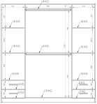 Placard 4 Puertas de 173 Cm Pac170 Venecia DIELFE