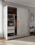 Placard 1 Cuerpo 3151 - 2 Puertas, 2 Cajones, 5 Estantes