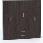 Placard 6 Puertas de 181 Cm Bahia 3503 Wengue MUEBLES ORLANDI