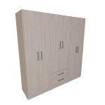 Placard 6 Puertas de 181 Cm Bahia 3504 Jacaranda MUEBLES ORLANDI