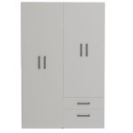 Placard  4 Puertas de 121 Cm Bahia 3522 Blanco MUEBLES ORLANDI