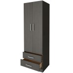 Placard 2 Puertas de 61 Cm Bahia 3543 Wengue MUEBLES ORLANDI