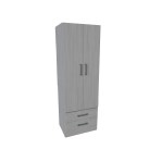Placard 2 Puertas de 61 Cm Bahia 3544 Jacaranda MUEBLES ORLANDI