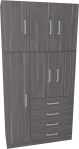 Placard 2 Cuerpos con 6 Puertas de 106 Cm 3580 Linosa MUEBLES ORLANDI