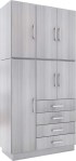 Placard 2 Cuerpos con 6 Puertas de 106 Cm 3584 Jacaranda MUEBLES ORLANDI