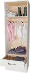 Placard 2 Puertas de 61 Cm Bahia 3542 Blanco MUEBLES ORLANDI