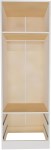 Placard 2 Puertas de 61 Cm Bahia 3542 Blanco MUEBLES ORLANDI