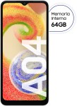 Celular Liberado SAMSUNG A04 Blanco 6,5" 64 GB