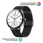 SMARTWATCH GR23 LUXE NEGRO IA GROW HOME