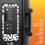 Parlante VIVID Portátil - 25W, 8", 8hs Bat., Bluetooth/RGB