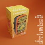 Parlante VIVID Portátil - 25W, 8", 8hs Bat., Bluetooth/RGB