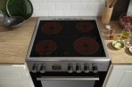 Cocina Eléctrica CCV060XDH 60 Cm 4 Hornallas Inox ATMA