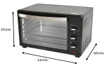 Horno Eléctrico Grill 33 Litros 2000 W CODINI