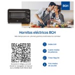 Horno Eléctrico Grill BHE17M20 16 Litros 1200 W Negro BGH