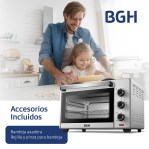 Horno Eléctrico Grill BHE35S22A 35 Litros 1600 W Con Anafes BGH