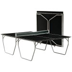 Mesa de Ping Pong Profesional - Plegable, 280x154cm, Red Regulable, Negra