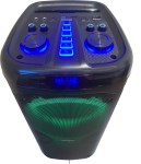 Parlante TW2803 Portátil - 50W RMS, 2x8", Mic. Inalámbr., Luces Flama