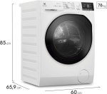 Lavasecarropas Inverter EWD08B 8 Kg 1200 Rpm Blanco ELECTROLUX