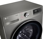 Lavasecarropas Automático 9 Kg 1200 Rpm Inox LG
