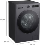 Lavasecarropas Inverter WD15EGNTSPG 15/8Kg Gris LG