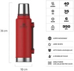 TERMO CLASICO 1.4 L LAVA BYD STANLEY