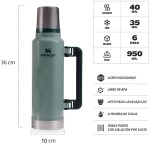 TERMO CLASICO 1.4 L VERDE BYD STANLEY