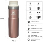 Vaso Térmico ONE HAND - 591ML, 9h Caliente / 12h Frío, Rose Qtz