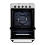 Cocina CD5602AN0 56x94x62cm - Gas Natural, Steam Clean, 4 hornallas, Plata