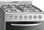 Cocina Multigas CXULEAV REFLEX 4 Hornallas 56 Cm DOMEC
