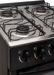 COCINA PEABODY 50 NEGRA 50CM 4 HORNALLAS BG NG PEABODY