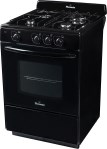 Cocina Multigas 3 Hornallas 56 CM 5507F Negro FLORENCIA