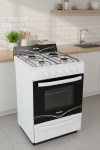 Cocina FLORENCIA 5516F Multigas Con 4 Hornallas Blanco