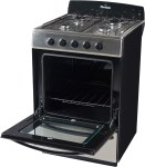 Cocina FLORENCIA 5518F Inoxidable Multigas Con 4 Hornallas